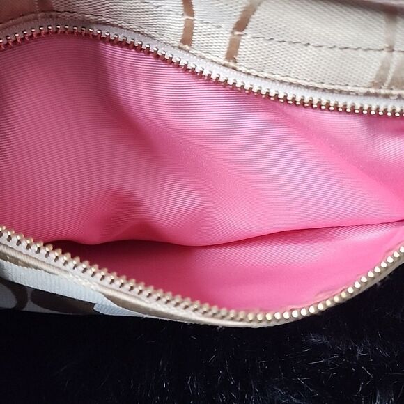 Vintage Coach handbag tan Colorblock - Picture 5 of 9